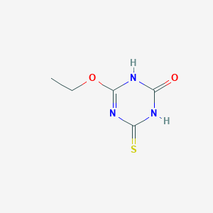 6-Ethoxy-4-sulfanylidene-1H-1,3,5-triazin-2-one