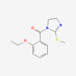 (2-Ethoxyphenyl)-(2-methylsulfanyl-4,5-dihydroimidazol-1-yl)methanone