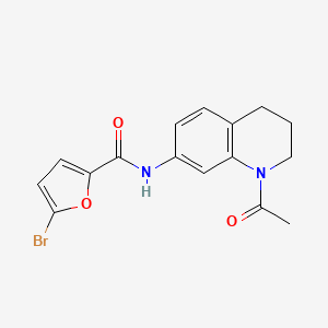 N-(mesitylmethyl)-3-(3-morpholin-4-ylpyrazin-2-yl)benzamide