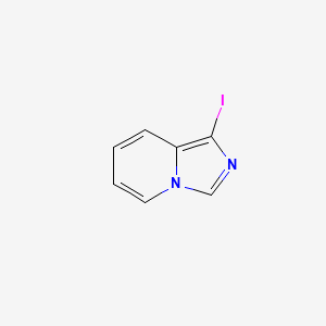 molecular formula C7H5IN2 B2503334 1-Iodoimidazo[1,5-a]pyridine CAS No. 1422773-18-9