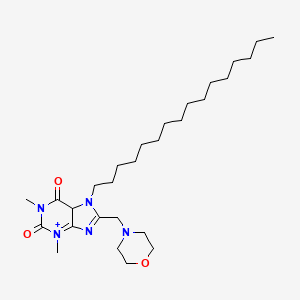 7-hexadecyl-1,3-dimethyl-8-[(morpholin-4-yl)methyl]-2,3,6,7-tetrahydro-1H-purine-2,6-dione
