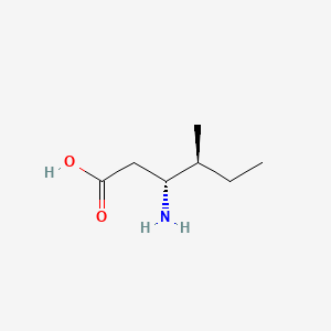 molecular formula C7H15NO2 B2503345 (3R,4S)-3-amino-4-methylhexanoic acid CAS No. 1143571-76-9; 75946-24-6