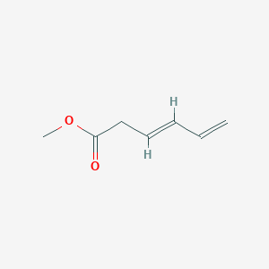 molecular formula C7H10O2 B2503415 Methyl (3E)-hexa-3,5-dienoate CAS No. 32775-94-3