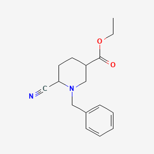 Ethyl 1-benzyl-6-cyanopiperidine-3-carboxylate