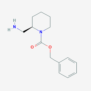 molecular formula C14H20N2O2 B2503583 (R)-2-Aminomethyl-1-N-Cbz-piperidine CAS No. 119020-03-0; 1217642-55-1; 811842-18-9