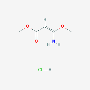 B2503622 Methyl (E)-3-amino-3-methoxyprop-2-enoate;hydrochloride CAS No. 102266-84-2