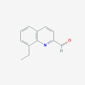 molecular formula C12H11NO B2503624 8-Ethylquinoline-2-carbaldehyde CAS No. 72804-91-2