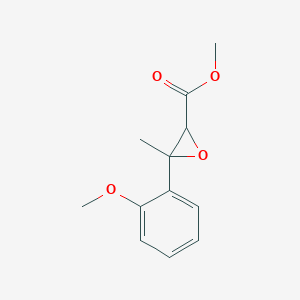 molecular formula C12H14O4 B2503667 Methyl 3-(2-methoxyphenyl)-3-methyloxirane-2-carboxylate CAS No. 1482580-51-7