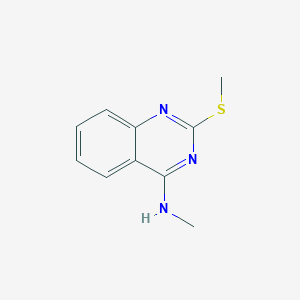 molecular formula C10H11N3S B2503707 N-methyl-2-(methylsulfanyl)quinazolin-4-amine CAS No. 338776-94-6