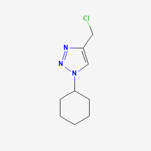 B2503835 4-(Chloromethyl)-1-cyclohexyltriazole CAS No. 1247185-18-7