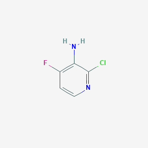 molecular formula C5H4ClFN2 B2503870 2-Chloro-4-fluoropyridin-3-amine CAS No. 1805269-43-5