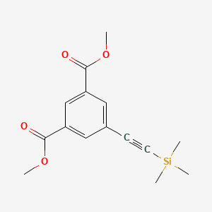 Dimethyl 5-((trimethylsilyl)ethynyl)isophthalate