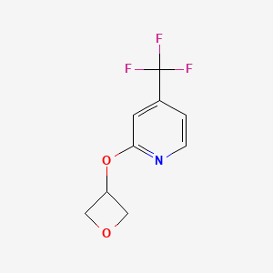 2-(Oxetan-3-yloxy)-4-(trifluoromethyl)pyridine