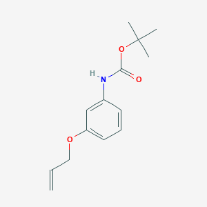 molecular formula C14H19NO3 B250397 Tert-butyl 3-(allyloxy)phenylcarbamate 