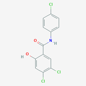 4,5-Dichloro-N-(4-chlorophenyl)-2-hydroxybenzamide