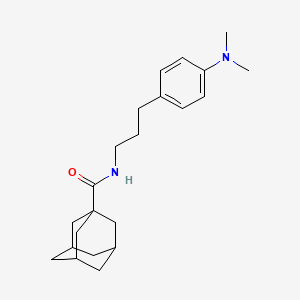 molecular formula C22H32N2O B2503979 N-{3-[4-(dimethylamino)phenyl]propyl}adamantane-1-carboxamide CAS No. 952995-78-7