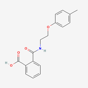 2-({[2-(4-Methylphenoxy)ethyl]amino}carbonyl)benzoic acid