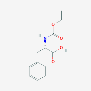 molecular formula C12H15NO4 B025040 N-Ethoxycarbonyl-L-phenylalanine CAS No. 19887-32-2