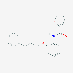 molecular formula C20H19NO3 B250400 N-[2-(3-phenylpropoxy)phenyl]-2-furamide 