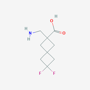 6-(Aminomethyl)-2,2-difluorospiro[3.3]heptane-6-carboxylic acid