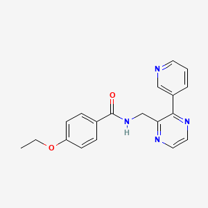 4-ethoxy-N-((3-(pyridin-3-yl)pyrazin-2-yl)methyl)benzamide