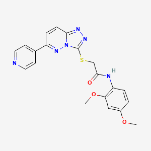N-(2,4-dimethoxyphenyl)-2-((6-(pyridin-4-yl)-[1,2,4]triazolo[4,3-b]pyridazin-3-yl)thio)acetamide