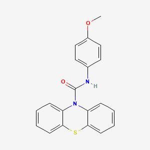 molecular formula C20H16N2O2S B2504075 N-(4-methoxyphenyl)-10H-phenothiazine-10-carboxamide CAS No. 432501-92-3