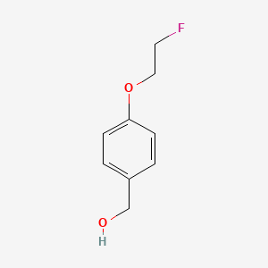 molecular formula C9H11FO2 B2504090 (4-(2-氟乙氧基)苯基)甲醇 CAS No. 93613-03-7