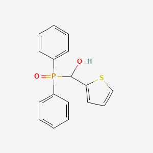 molecular formula C17H15O2PS B2504093 (Hydroxy(thiophen-2-yl)methyl)diphenylphosphine oxide CAS No. 260437-00-1