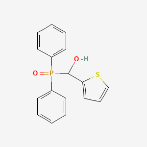 molecular formula C17H15O2PS B2504093 Diphenylphosphoryl(thiophen-2-yl)methanol CAS No. 260437-00-1