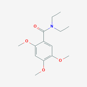 molecular formula C14H21NO4 B025041 N,N-diethyl-2,4,5-trimethoxybenzamide CAS No. 105518-12-5