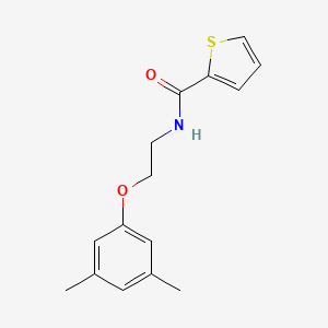 molecular formula C15H17NO2S B2504150 N-[2-(3,5-dimethylphenoxy)ethyl]thiophene-2-carboxamide CAS No. 1105210-76-1