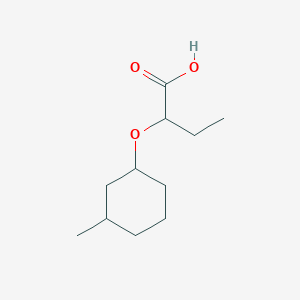 molecular formula C11H20O3 B2504175 2-[(3-Methylcyclohexyl)oxy]butanoic acid CAS No. 1218052-49-3