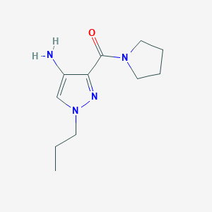 1-Propyl-3-(pyrrolidin-1-ylcarbonyl)-1H-pyrazol-4-amine