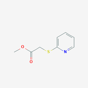 molecular formula C8H9NO2S B2504308 Methyl 2-pyridin-2-ylsulfanylacetate CAS No. 114086-04-3