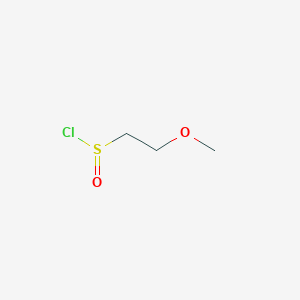 molecular formula C3H7ClO2S B2504315 2-Methoxyethane-1-sulfinyl chloride CAS No. 1860088-32-9