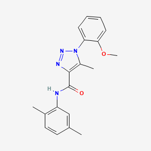 N-(2,5-dimethylphenyl)-1-(2-methoxyphenyl)-5-methyl-1H-1,2,3-triazole-4-carboxamide