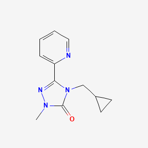 4-(cyclopropylmethyl)-1-methyl-3-(pyridin-2-yl)-4,5-dihydro-1H-1,2,4-triazol-5-one