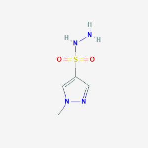 B2504727 1-methyl-1H-pyrazole-4-sulfonohydrazide CAS No. 1006356-34-8