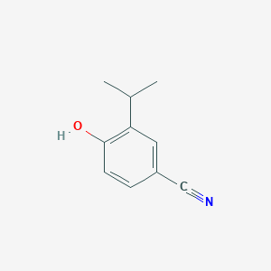 molecular formula C10H11NO B2504789 4-Hydroxy-3-isopropylbenzonitrile CAS No. 46057-54-9