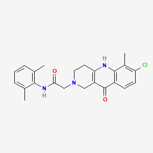 molecular formula C23H24ClN3O2 B2504830 N-allyl-2-(3-{[(3,4-dimethoxyphenyl)sulfonyl]amino}phenoxy)nicotinamide CAS No. 1251580-94-5