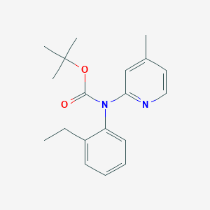 Tert-butyl N-(2-ethylphenyl)-N-(4-methylpyridin-2-yl)carbamate