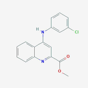 Methyl 4-[(3-chlorophenyl)amino]quinoline-2-carboxylate