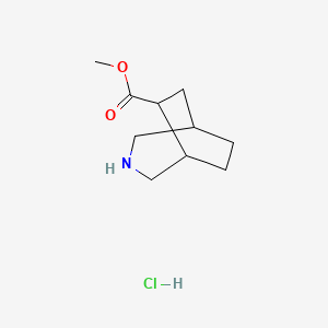 Methyl 3-azabicyclo[3.2.2]nonane-6-carboxylate;hydrochloride