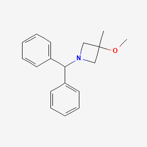 1-Benzhydryl-3-methoxy-3-methylazetidine