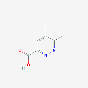molecular formula C7H8N2O2 B2504939 5,6-Dimethylpyridazine-3-carboxylic acid CAS No. 1536865-28-7
