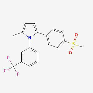 2-methyl-5-[4-(methylsulfonyl)phenyl]-1-[3-(trifluoromethyl)phenyl]-1H-pyrrole