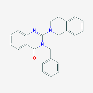 molecular formula C24H21N3O B2504984 3-Benzyl-2-(1,2,3,4-tetrahydroisoquinolin-2-yl)-3,4-dihydroquinazolin-4-one CAS No. 902564-32-3