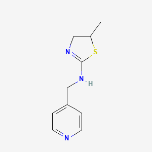 5-methyl-N-(pyridin-4-ylmethyl)-4,5-dihydro-1,3-thiazol-2-amine