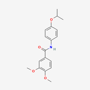 3,4-dimethoxy-N-(4-propan-2-yloxyphenyl)benzamide